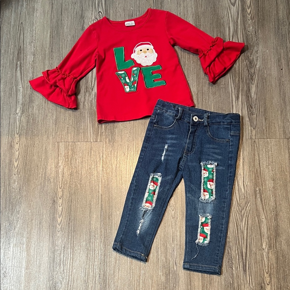 Santa Love Set - Size 18m-2T